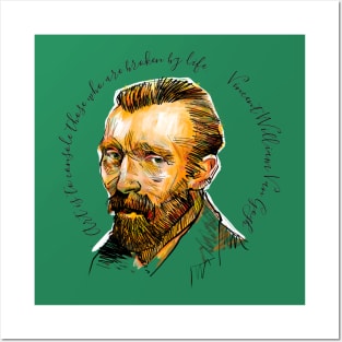 van gogh's quote Posters and Art